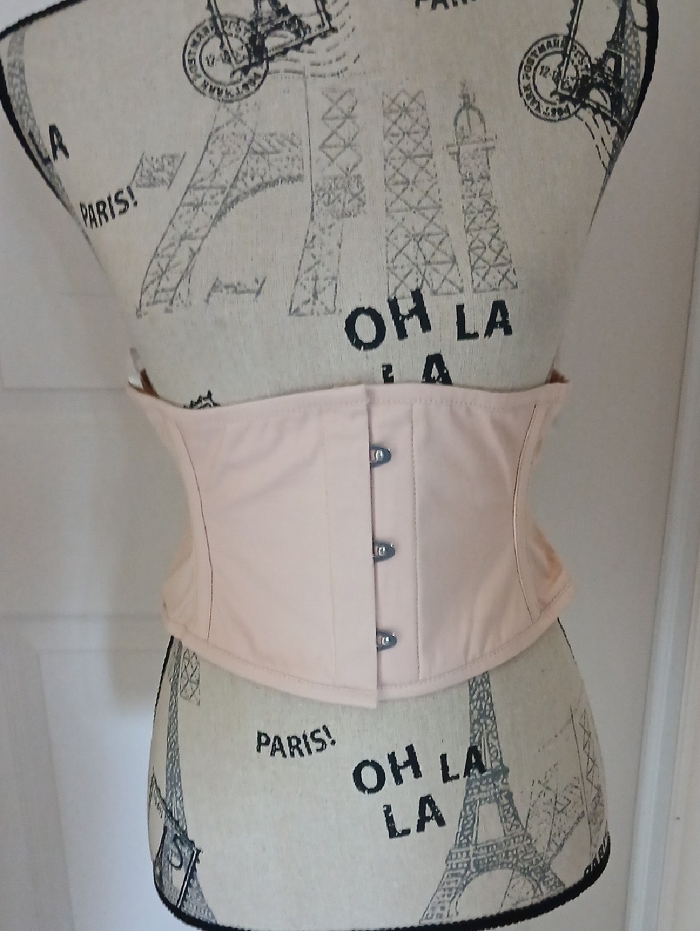 Authentic Pale Pink Waist Cincher Corset Belt